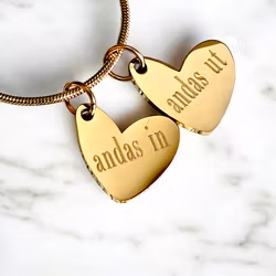 Halsband andas hjärta