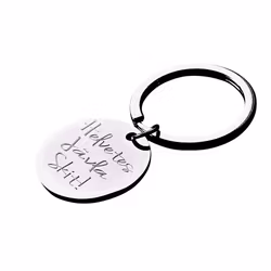 Graverad nyckelring Helvetes Jävla Skit