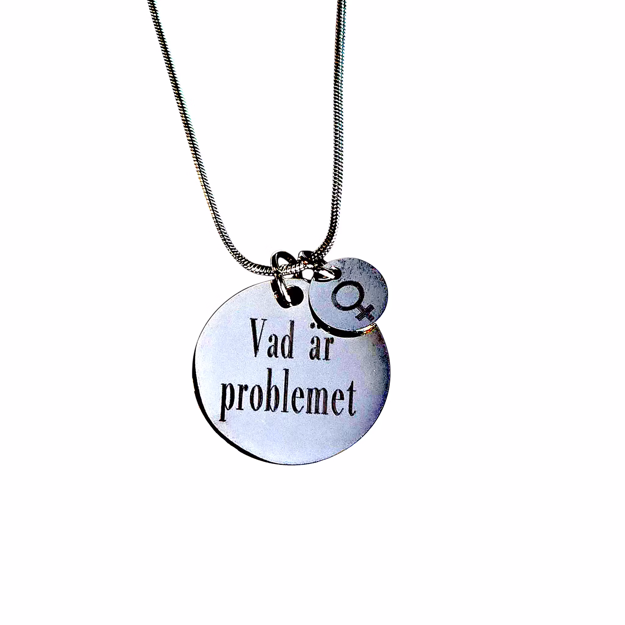 Graverat halsband " Vad är problemet"