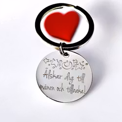 Nyckelring Till månen och tillbaka