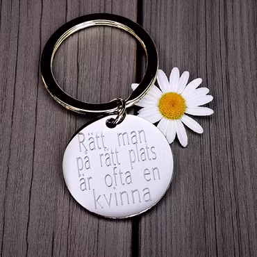 Nyckelring Rätt man är