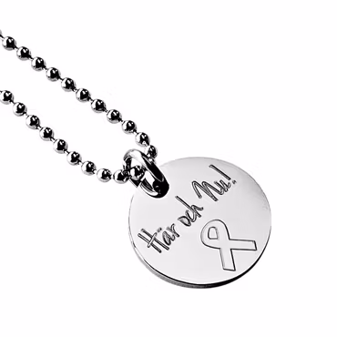 Graverat halsband Här och Nu - ribbon