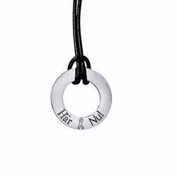 Graverat halsband Här Nu!
