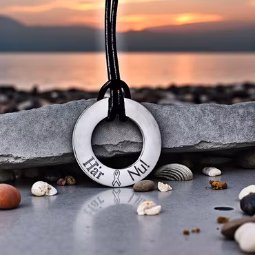 Graverat halsband Här Nu!