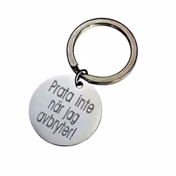 Nyckelring " Prata inte"