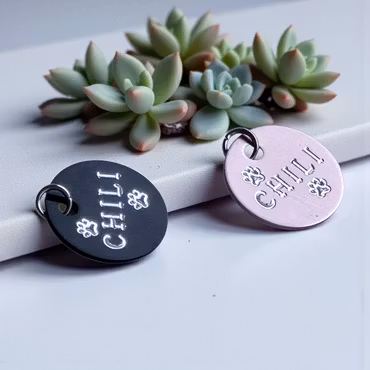 Graverade Hund/katt tags