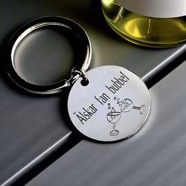 Nyckelring " Älskar fan bubbel