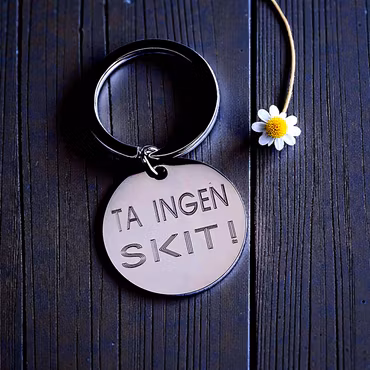 Nyckelring Ta ingen skit