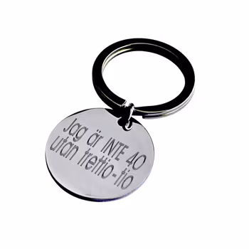 Nyckelring Jag är INTE