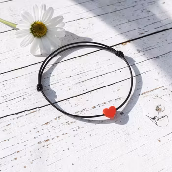 Fotlänk Rött hjärta