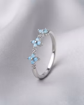 Ring Blommor zirkona