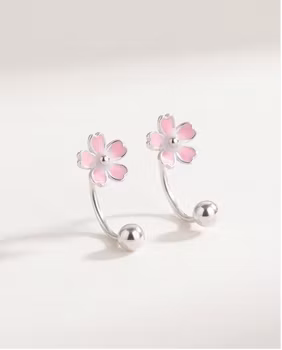 Örhänge Pink Blossom