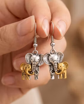 Örhängen Elefant