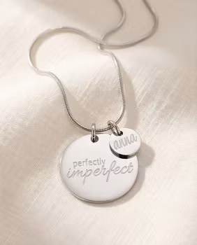 Graverat halsband Perfectly Imperfect