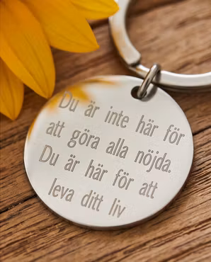 Nyckelring Lev ditt liv