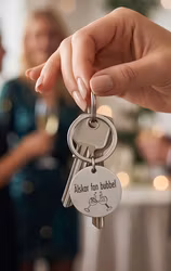 Nyckelring " Älskar fan bubbel