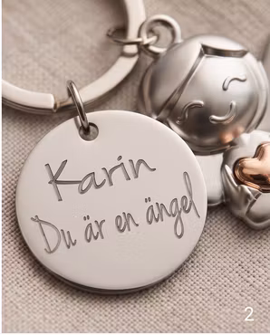Nyckelring Du är en ängel