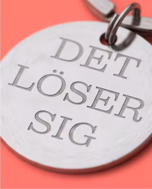 Nyckelring DET LÖSER SIG