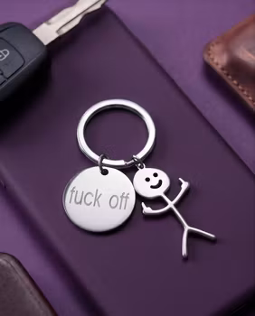 Nyckelring Fuck off