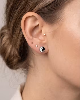 Örhängen Yin Yang