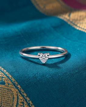 Ring Heart Zirkona
