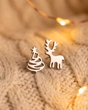 Små julörhängen