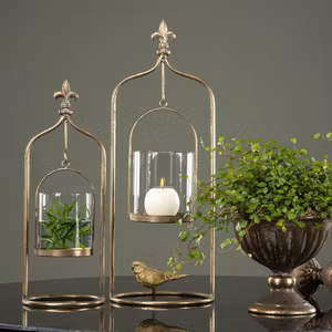 Lyckta/vas fransk lilja antik guld