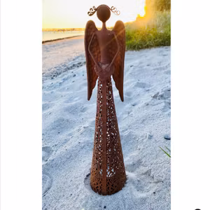 Stor ängel med värmeljushållare