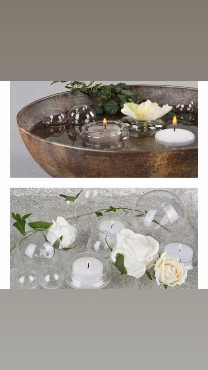 Flytboll glas 8 cm