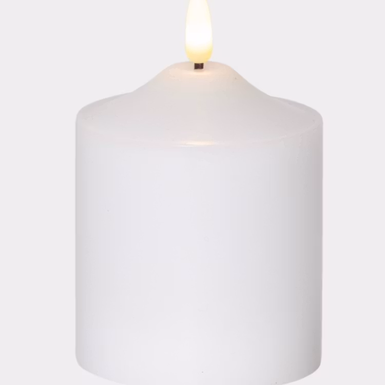 Led Blockljus Flamme mellan