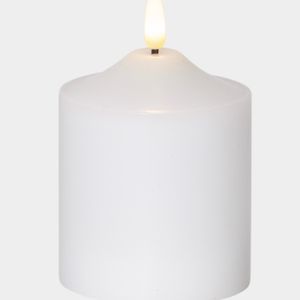 Led Blockljus Flamme mellan
