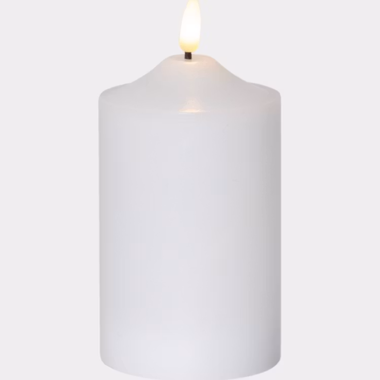 Led Blockljus Flamme mellanstor