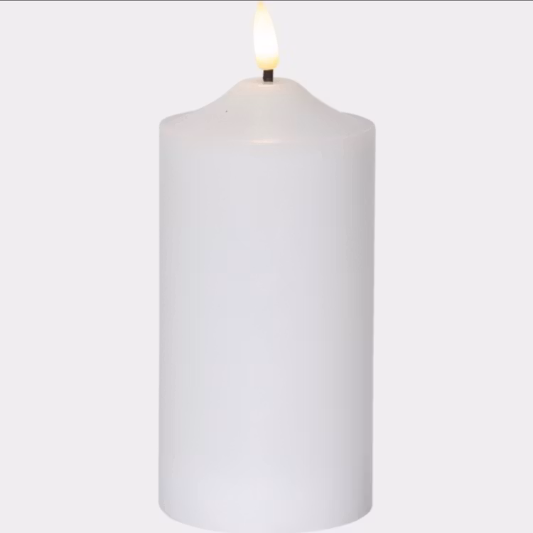 Led Blockljus Flamme stor