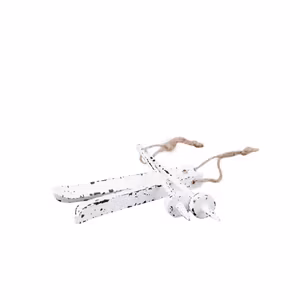 Skidor Set/Häng Shabby Vit liten