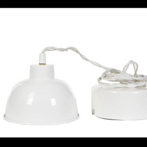 Lampa Nala emalj vit