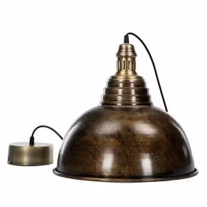 Taklampa Sienna antik brun