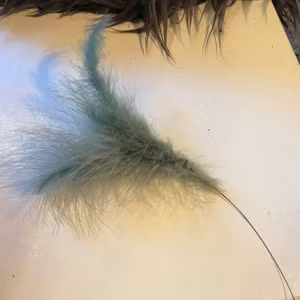 Fjäder Trådad Vippa Mörkgrön