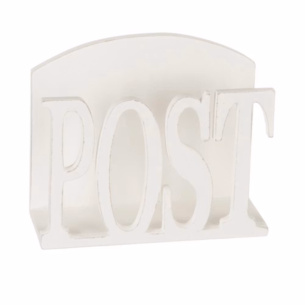 Postfack Trä Vit