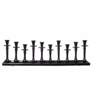 Ljusbricka Brun/Svart