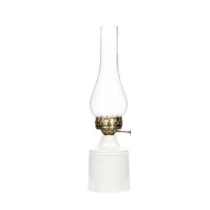 Lampa värmeljus Iris vit
