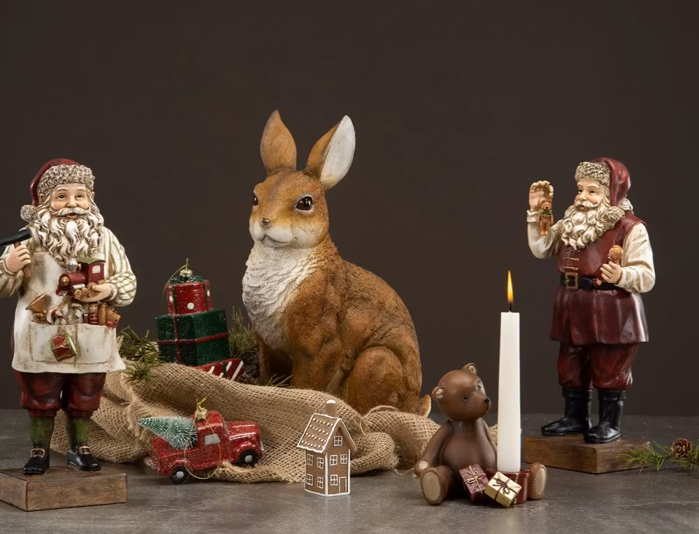 Tomte/Röd Nalle Poly