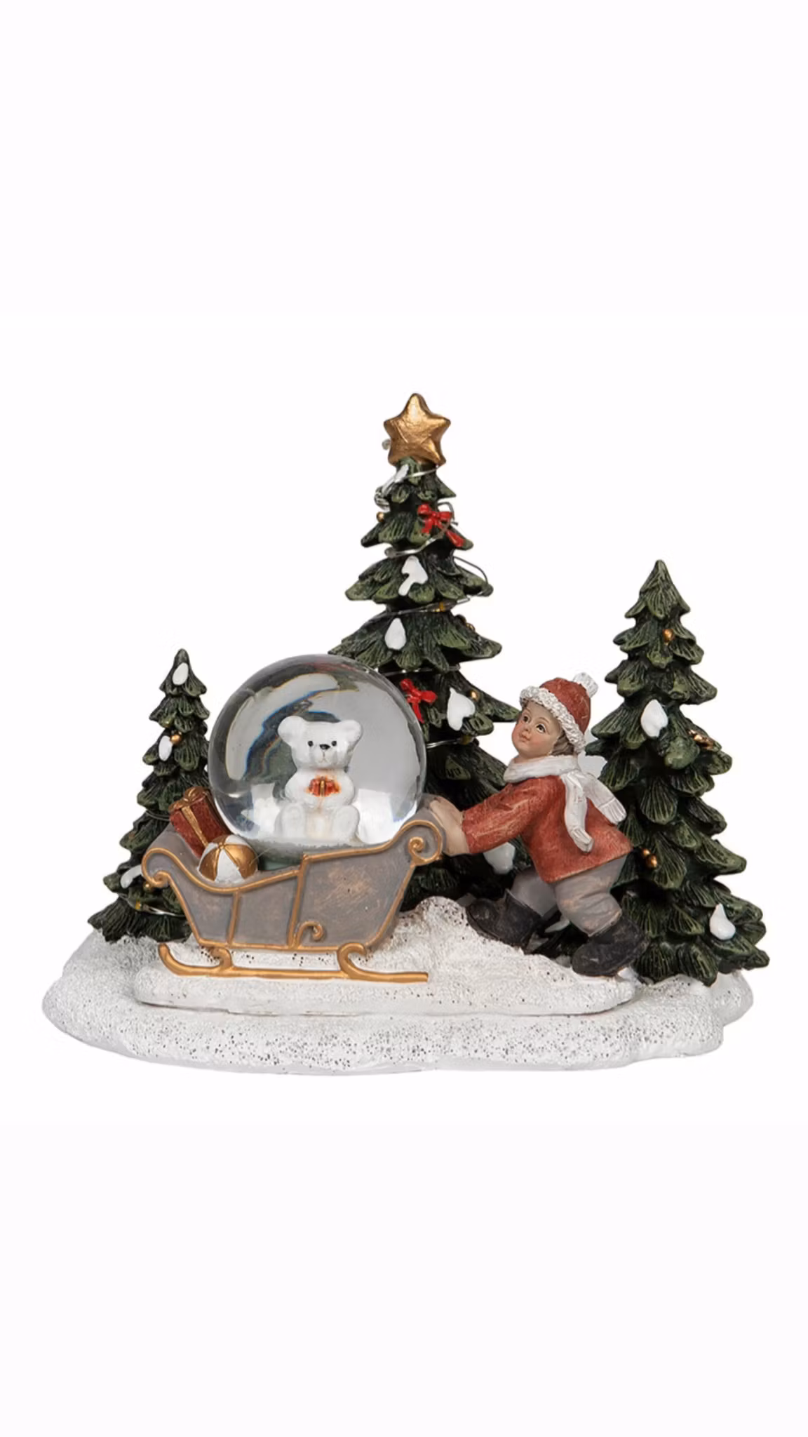 Snöglob Pojke Led/Batteri