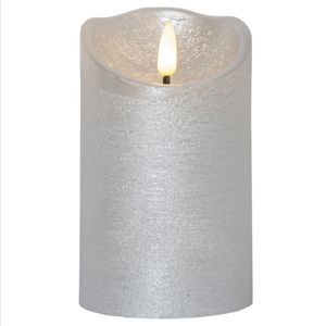 Led Blockljus Flamme Rustic