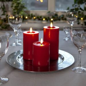 Led Blockljus Flamme Flow 15cm
