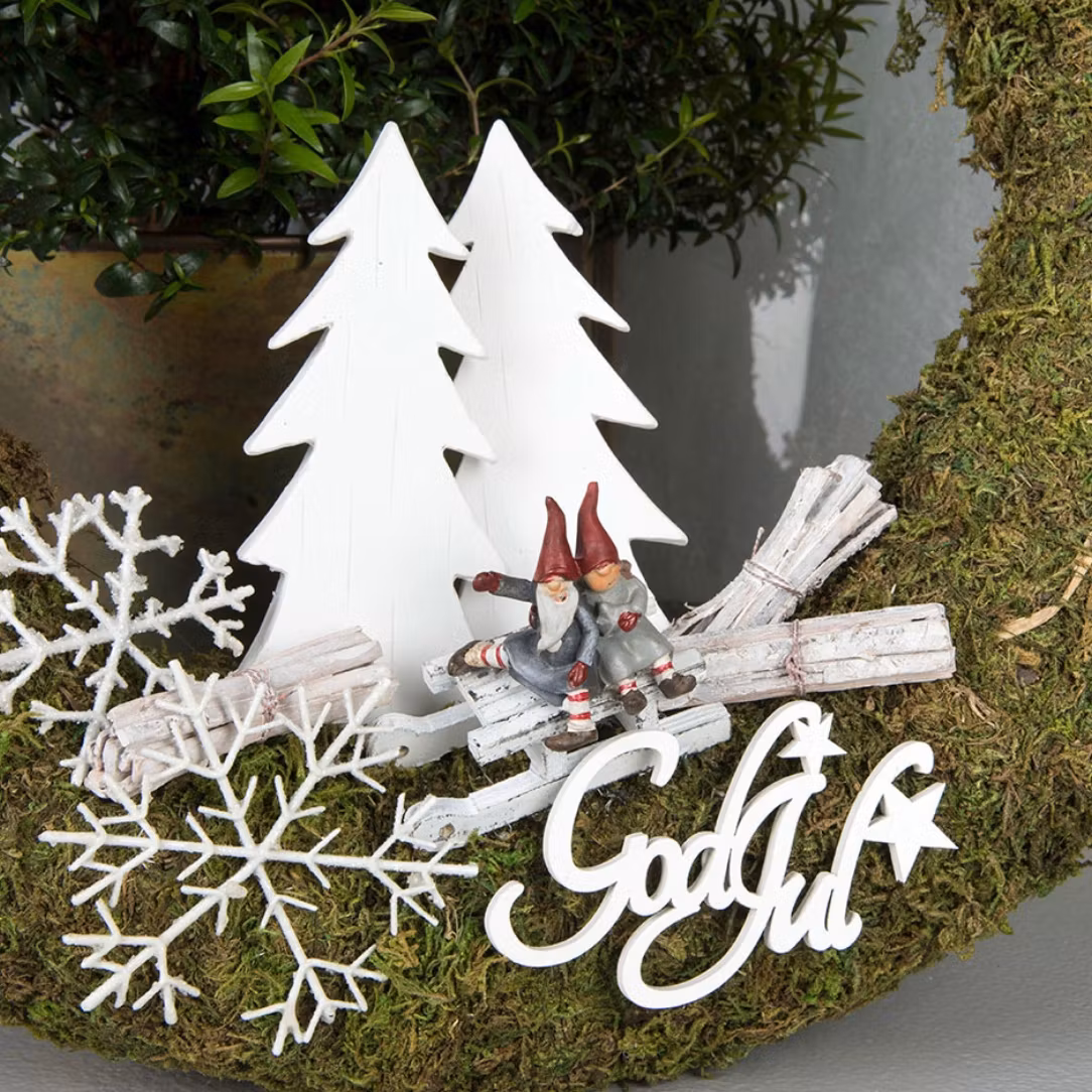 God Jul Stjärna/Stick Vit