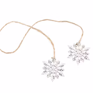 Snöflinga Rep 2st Vit