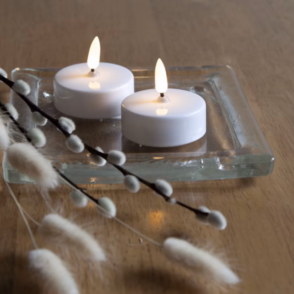 LED VÄRMELJUS 2-PACK FLAMME STORA