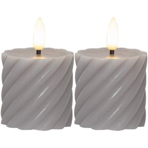 LED BLOCKLJUS 2-PACK FLAMME SWIRL