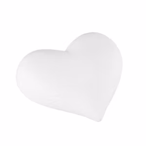 Hjärta Skrivbart Vit Poly