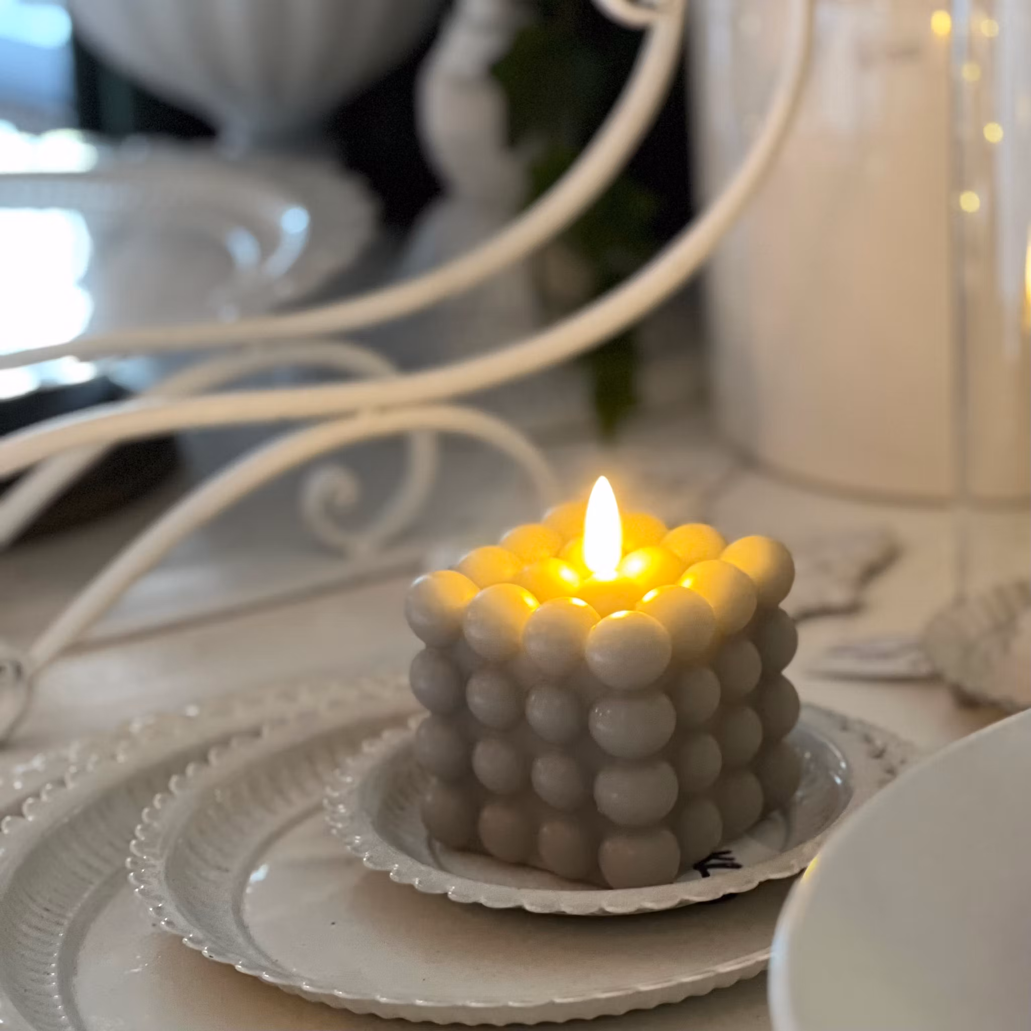 LED BLOCKLJUS FLAMME DOT